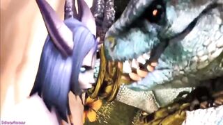 Legend of Legends penetration by giant monster