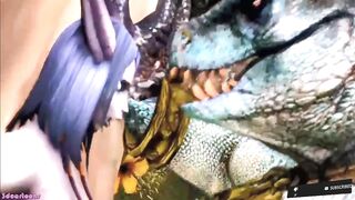 Legend of Legends penetration by giant monster