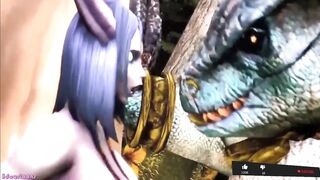 Legend of Legends penetration by giant monster