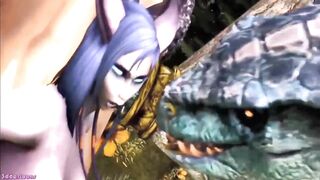 Legend of Legends penetration by giant monster