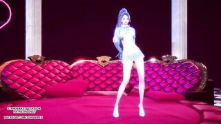 [MMD] SUNMI - Heart Burn Kaisa Sexy Kpop Dance League Of Legends KDA Uncensored Hentai R18