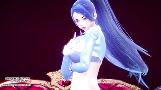 [MMD] SUNMI - Heart Burn Kaisa Sexy Kpop Dance League Of Legends KDA Uncensored Hentai R18