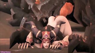 Huge Dragon Sex Penetrates Sexy Woman