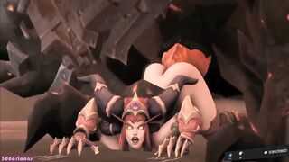 Huge Dragon Sex Penetrates Sexy Woman