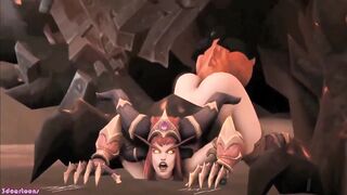 Huge Dragon Sex Penetrates Sexy Woman