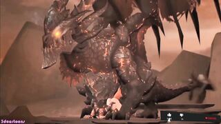 Huge Dragon Sex Penetrates Sexy Woman