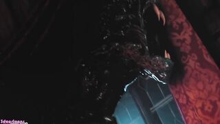 with monsters Resident evil final