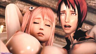 Orgy squirt DEAD OR ALIVE honors Resident evil 2 fucked by huge ass of giant monster huge penis p6 t