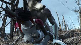 Quick Yiff with furry raider