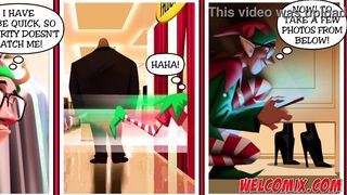 A very naughty Christmas! Christmas orgy at the mall - Pleasure Mansion