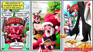 A very naughty Christmas! Christmas orgy at the mall - Pleasure Mansion
