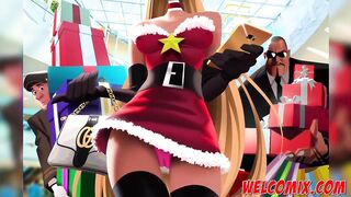 A very naughty Christmas! Christmas orgy at the mall - Pleasure Mansion