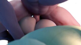 BIG TITS Chick gets fucked from behind part 2