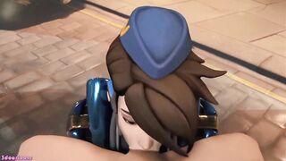 TRACER SUCKS LEAVES THE BOYFRIEND AND TAKES THE MILK