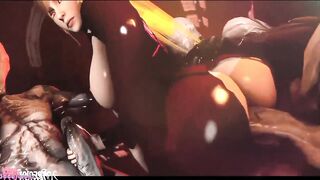 SAMUS METROID MASTURBANDO ZOMBIES AND MONSTERS AND TAKING MILK WITH THE ASS