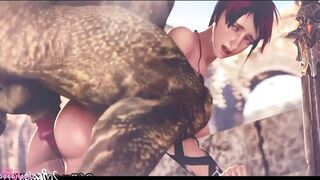 THE WITCHER FUCKED BY THE GARGOLAS THE FULL OF LECHES GREAT THEM