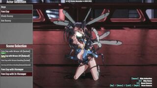 Ophelia Plays 'Pure Onyx' - Animation Gallery - Fem Cop & 2 Vioreapers (No Commentary)