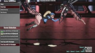 Ophelia Plays 'Pure Onyx' - Animation Gallery - Fem Cop & 2 Vioreapers (No Commentary)