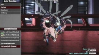 Ophelia Plays 'Pure Onyx' - Animation Gallery - Fem Cop & 2 Vioreapers (No Commentary)