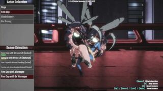 Ophelia Plays 'Pure Onyx' - Animation Gallery - Fem Cop & 2 Vioreapers (No Commentary)