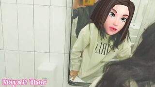GAME OF HANDS in PUBLIC TOILET