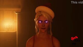 Ciri and Geralt Xmas
