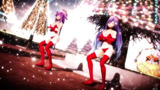 MMD R18 Iris Heart x Purple Hear Christmas Chocolate Cream