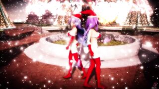 MMD R18 Iris Heart x Purple Hear Christmas Chocolate Cream