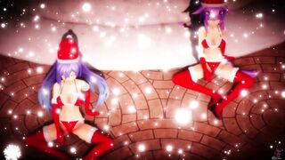 MMD R18 Iris Heart x Purple Hear Christmas Chocolate Cream