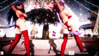 MMD R18 Iris Heart x Purple Hear Christmas Chocolate Cream