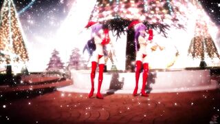MMD R18 Iris Heart x Purple Hear Christmas Chocolate Cream