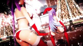 MMD R18 Iris Heart x Purple Hear Christmas Chocolate Cream