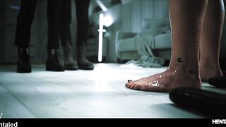 Real life Hentai - Jia Lissa, Alissa Foxy & Rae Lil Black are heavenly fucked and creampied