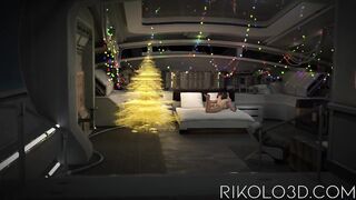 Christmass Effect - Futa Femshep fucks Miranda