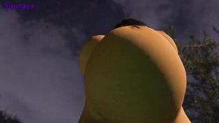 Poolside Water Breast and Belly Expansion