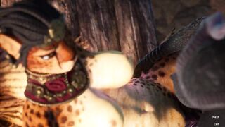 Carnal Instinct - Part 2 - Adorable Furry Whore catgirl gets stretched by Monster Futa cock