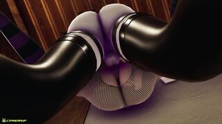 Cute sissy femboy in chastity creampied by his futa stepsister. Futanari 3D animation