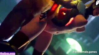 The best scenes of the moment of Futa Girl cumming with huge penises | 3D Hentai Animations |P65