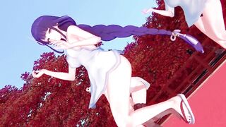 【KKS／MMD】極楽浄土 九条裟羅 雷電将軍 八重神子【原神】