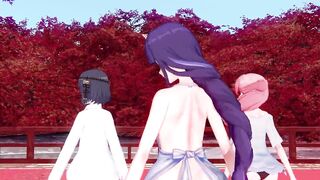 【KKS／MMD】極楽浄土 九条裟羅 雷電将軍 八重神子【原神】