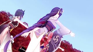 【KKS／MMD】極楽浄土 九条裟羅 雷電将軍 八重神子【原神】