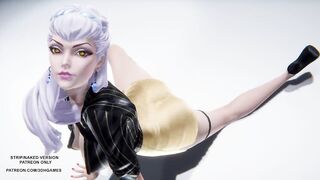[MMD] AOA - Miniskirt Hot Kpop Dance Ahri Seraphine Kaisa Evelyn League Of Legends KDA Hentai