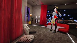 Naughty Dva dance in VR