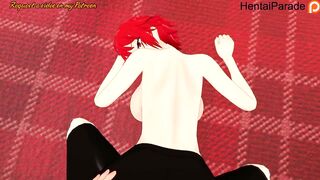 Rubbing Dick on Tomo Aizawa's Ass Tomo-chan Hentai Uncensored
