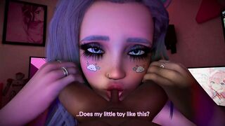 Tasty Toy : E-girls Edition Giantess Blowjob POV