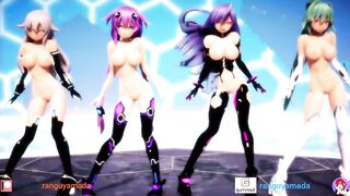 MMD R18 Neptunia Ghost Dance
