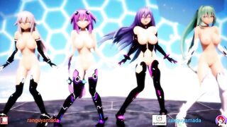MMD R18 Neptunia Ghost Dance
