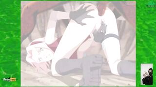 Naruto fucking Sakura's ass - Flashando