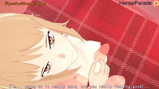 Cumming with Sawatari's Armpit Job Chainsaw Man Hentai Uncensored
