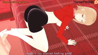 Akane Sawatari giving Footjob Chainsaw Man Hentai Uncensored